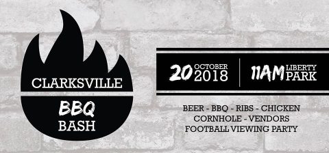 Clarksville BBQ Bash to be held October 20th, 2018.