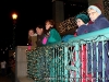 Members of the public watching Hypertension playing.