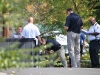 Clarksville Police work a crime scene on Martin Street where a body was found. (Photo by CPD-Jim Knoll)