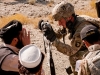 U.S. Army Pfc. Benjamin Metzger, a scout attached to Blue Platoon, Troop B, 1st Squadron, 33rd Calvary Regiment, 3rd Brigade Combat Team, 101st Airborne Division (Air Assault), takes a biometric scan of an Afghan in Shamal District, Oct. 26, 2012. Troop B found a suspicious car in a wadi and questioned the owners after they ran into the mountains. (U.S Army photo by Sgt. Christopher Bonebrake, 115th Mobile Public Affairs Detachment)