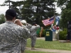 A bugler with the 716th Military Police Battalion, 101st sustainment Brigade, 101st Airborne Division, plays Taps at a Memorial Day ceremony at the Don F. Pratt Memorial Museum’s memorial park on Fort Campbell, Ky. May 21, 2015. (Sgt. 1st Class Mary Rose Mittlesteadt, 101st Sustainment Brigade, 101st Airborne Division (Air Assault) Public Affairs)