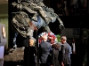 Vice President Joseph Biden and his wife, Dr. Jill Biden, join Mr. and Mrs. Whiting, parents of a fallen 5th Special Forces Group (Airborne) Green Beret, as they lay a wreath in front of the De Oppresso Liber statue during the dedication and unveiling ceremony for the statue at the Winter Garden Hall in Two World Financial Center near Ground Zero, Nov. 11th, 2011. (Photo courtesy of Staff Sgt. Andrew Jacob)