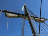 The Niña and Pinta are docked at Clarksville's McGregor Park