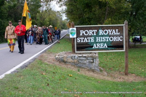 The third annual Trail of Tears Memorial Walk