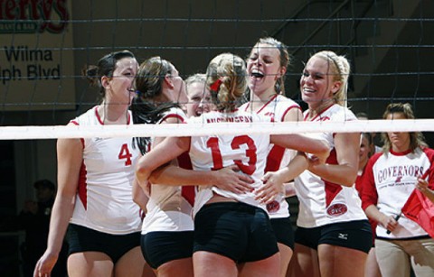 Lady Govs Volleyball - (Courtesy: Lois Jones/Austin Peay)