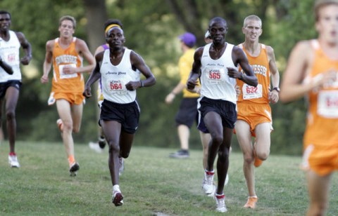 Govs men's cross country runners Geofrey Kosgei (left) and Enock Langat (right) led the Govs at the Old Timers Classic, Saturday (Courtesy: Keith Dorris/Dorris Photography)