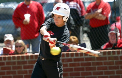 Junior Catie Cozart had a double and a triple against Ole Miss. (Austin Peay Sports Information)