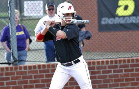 Amy Mills had three hits, including a home run on Saturday at Red and Blue Classic. (Austin Peay Sports Information)