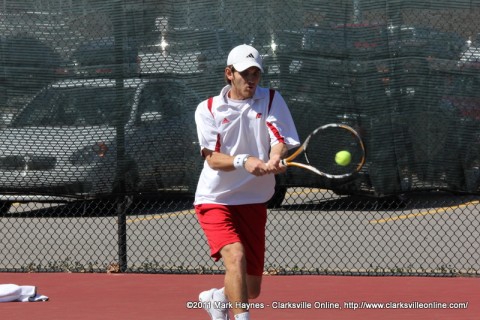 APSU Men's Tennis, Clarksville TN.