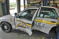 The patrol car at the city garage. (CPD-Jim Knoll)