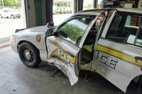 The patrol car at the city garage. (CPD-Jim Knoll)