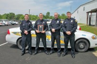 (Left to Right) Seth Paugh, Nathan Lee, Robert Thompson, and Joshua Godwin. (Photo by Jim Knoll-CPD)