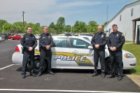 (Left to Right) Seth Paugh, Nathan Lee, Robert Thompson, and Joshua Godwin. (Photo by Jim Knoll-CPD)