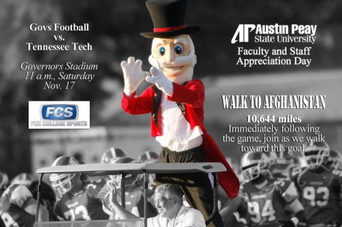 APSU Football. (Courtesy: Austin Peay Sports Information)