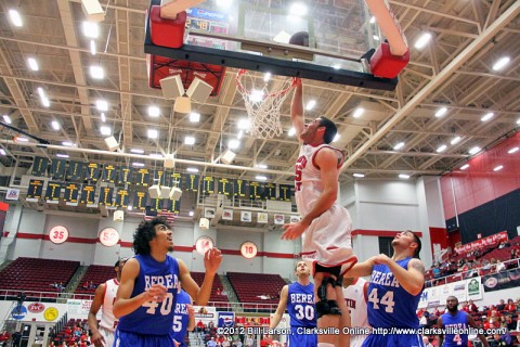 APSU Senior Anthony Campbell scored 20 points and reached 1,000 point mark Wednesday night against Berea College.