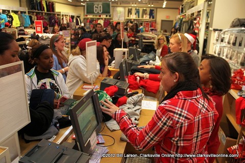 Black Friday Shoppers at Governors Square Mall