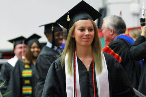 Austin Peay State University December commencement. (Courtesy: Brittney Sparn/APSU Sports Information)