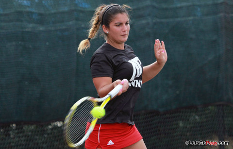 Austin Peay Women's Tennis. (Courtesy: Brittney Sparn/APSU Sports Information)