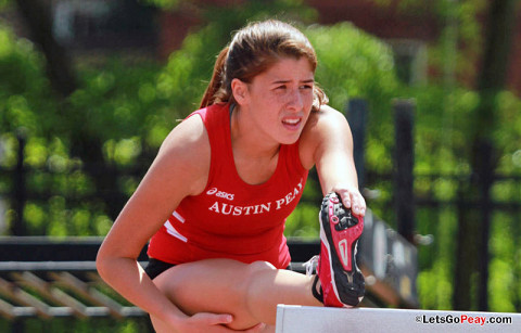 Austin Peay Women's Track and Fields' Xiamar Richards. (Courtesy: Brittney Sparn/APSU Sports Information)