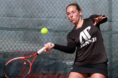 Austin Peay Women's Tennis. (Courtesy: Brittney Sparn/APSU Sports Information)