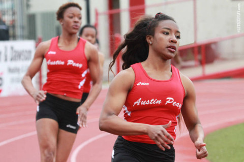 Austin Peay's Breigh Jones crushes school record in top-10 finish at NCAA East Preliminaries. (Courtesy: Brittney Sparn/APSU Sports Information)