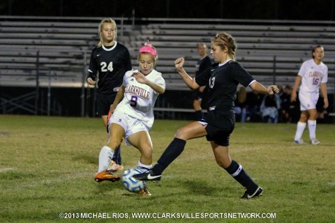 Clarksville High School defeats Springfield 10-0 in District 10-AAA soccer. (Michael Rios-Clarksville Sports Network)