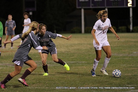 Clarksville High School Soccer loses to Franklin.