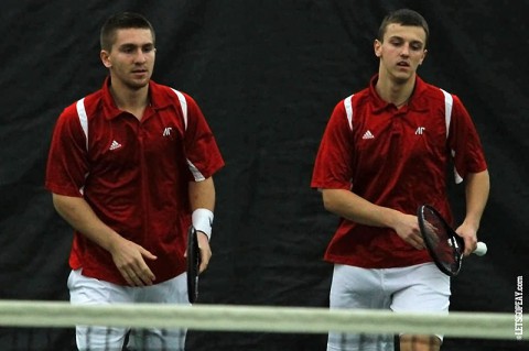 Austin Peay Men's Tennis. (Brittney Sparn/APSU Sports Information)