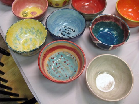 Empty Bowls to hold “Paint-a –thon” at the Pottery Room on Saturday, September 17th, 2016.