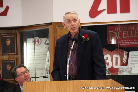 Johnny Sears accepts on behalf of his brother Reedy Sears.