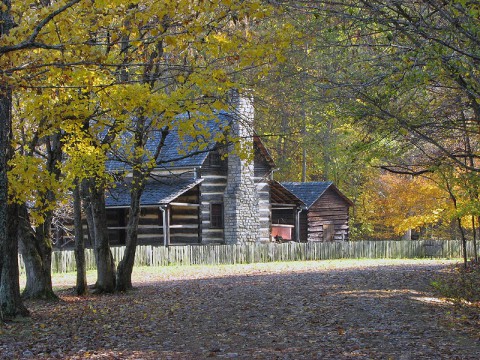 The Double Pen House at LBL's The Home Place (Land Between the Lakes)