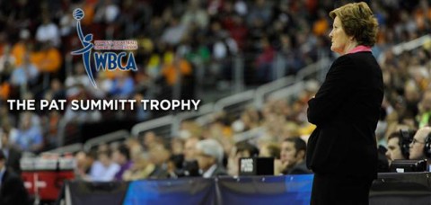 Pat Summitt Trophy unveiled by Women's Basketball Coaches Association  and Russell Athletic (UT Sports Information)