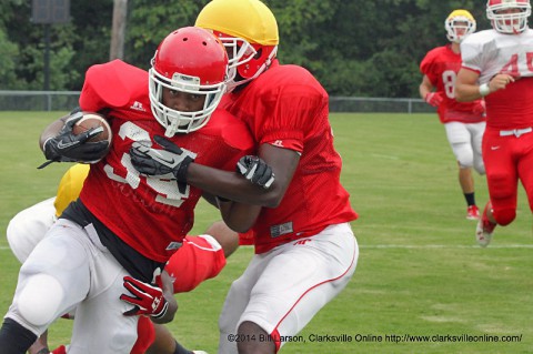 Austin Peay Football scrimmage ends early due to player injury. (Bill Larson - Clarksville Online)