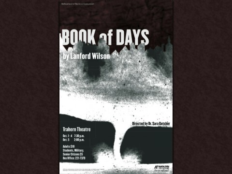 "Book of Days" to be presented by APSU Theatre and Dance October 1st-5th