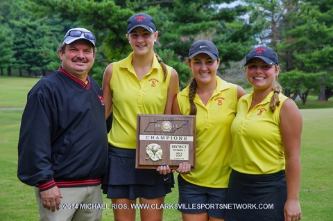 Rossview High School Girls’s Golf team wins District Tournament (Michael Rios - Clarksville Sports Network)