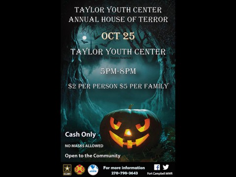 Visit Taylor Youth Center's “House of Terror” for Some Fright Filled Fun.