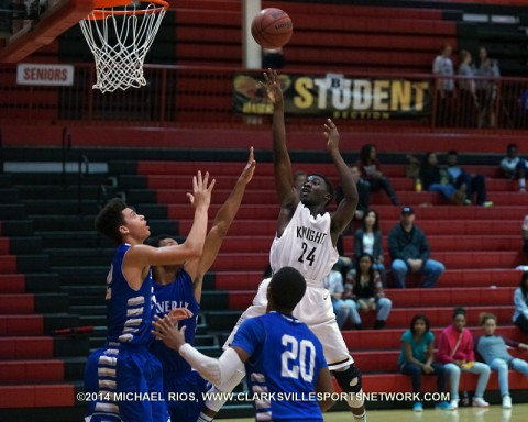 Kenwood Boy's Basketball drops game at Rossview High School Christmas Classic to Waverly.