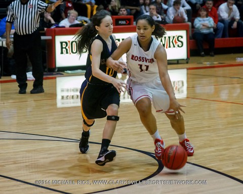 Rossview Girl's Basketball sit atop the District 10-AAA standings, one game ahead of Clarksville High and Henry County.