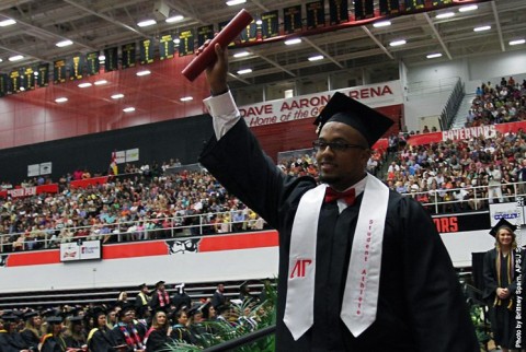 Austin Peay has 43 Student Athletes walk the line during Spring Commencement. (APSU Sports Information)