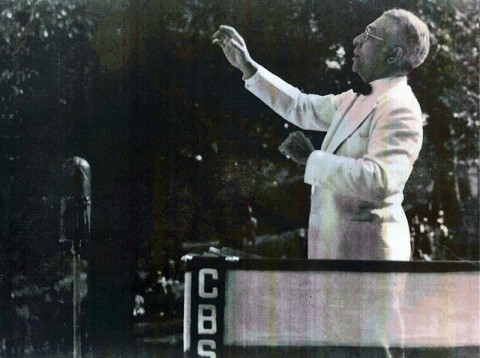 Clarence Cameron White conducting