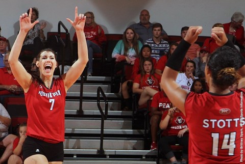 Austin Peay Volleyball setter Aubrey Marsellis. (APSU Sports Information)