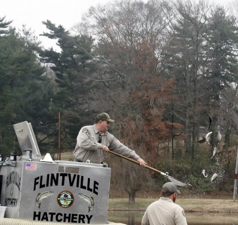 TWRA’s Winter Trout Stocking program.