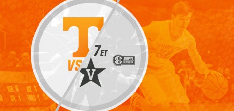 Tennessee Men's Basketball faces its in-state rival Vanderbilt on Tuesday at 7:00pm ET/6:00pm CT on the SEC Network. (UT Athletics Department)