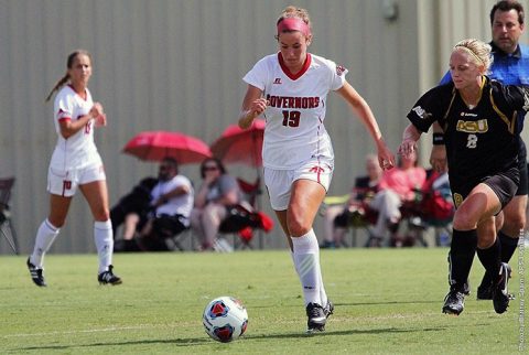 Austin Peay Soccer played exhibition match at Georgia State Sunday. Game ended in a 1-1 draw. (APSU Sports Information)