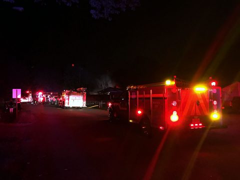 House fire on Notgrass Road