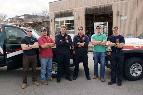 Members of Clarksville Fire Rescue departed for duty in East Tennessee Tuesday afternoon.