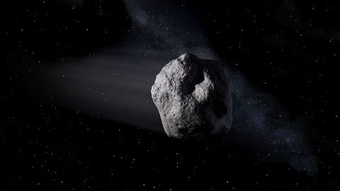 Artist's concept of a near-Earth object. (NASA/JPL-Caltech)