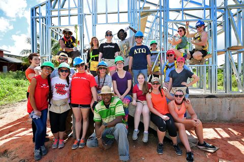 APSU Students spent Winter Break in Trinidad and Tobago doing volunteer work.