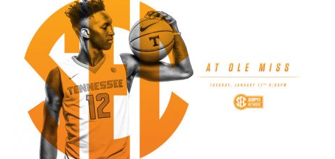 The Tennessee Vols and Ol Miss Rebels tip off Tuesday night at 8:00pm CT on SEC Network. (Tennessee Athletics Department)