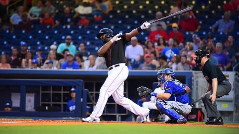 Slugger Plays Role in All Six Nashville Runs. (Nashville Sounds)